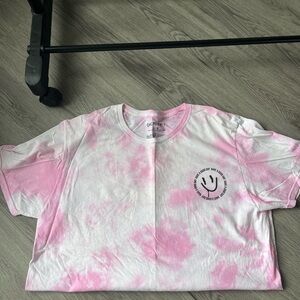 Chemistry Pink and White Tee